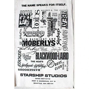 Vtg Orig 1980s YANKS Boys Club SKYBOYS Band Promo Concert POSTER Flyer